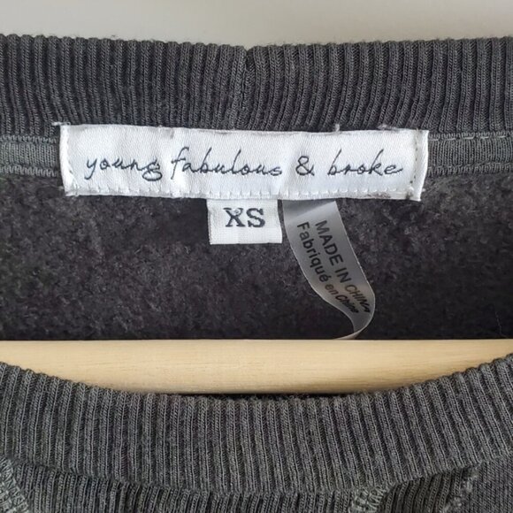 Young Fabulous & Broke Tie Dye Sweatshirt Size XS - Picture 6 of 8